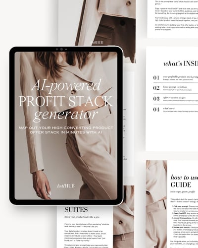 Visual mockup of the AI-Powered Product Profit Stack Generator