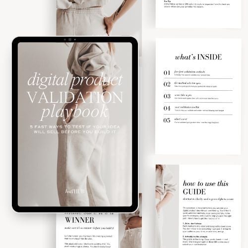 Digital Product Validation Playbook