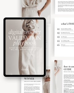 Digital Product Validation Playbook