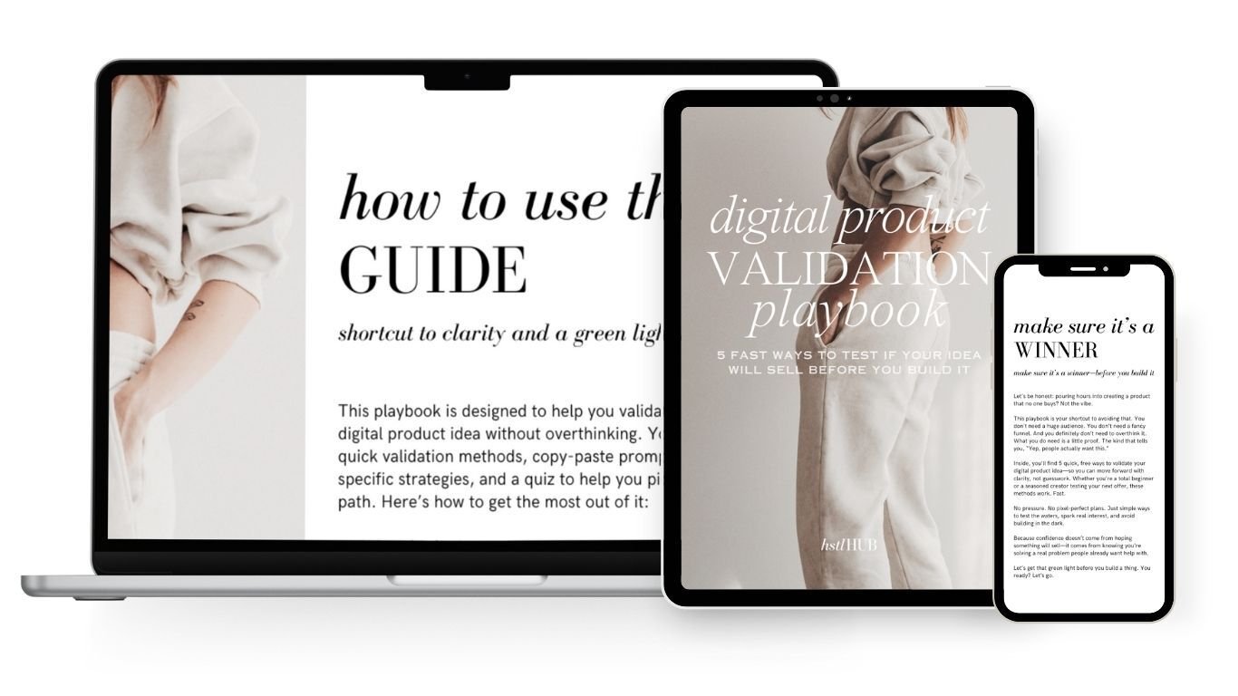 Visual of the Digital Product Validation Playbook