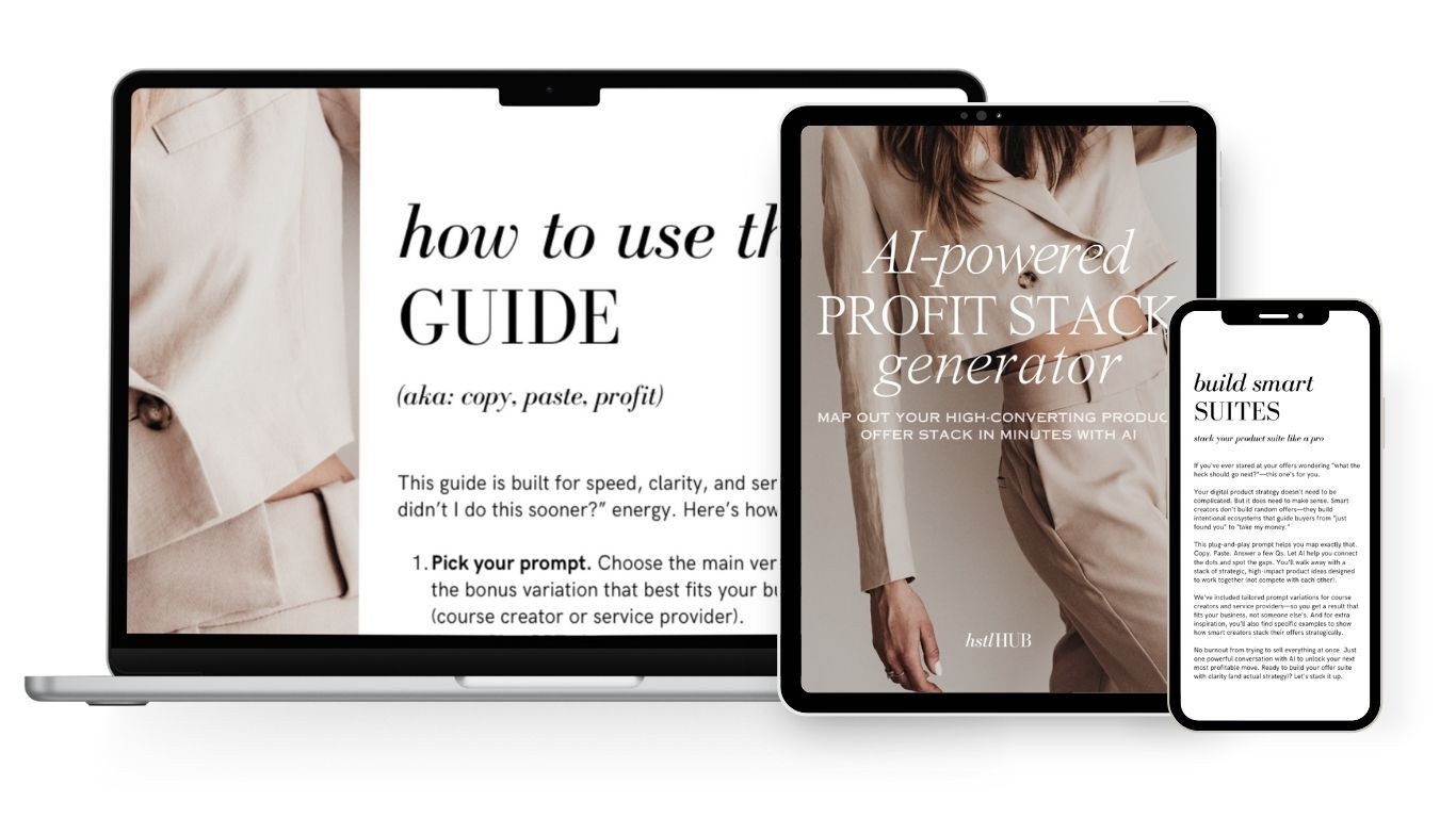 AI-Powered Profit Stack Generator Mockup
